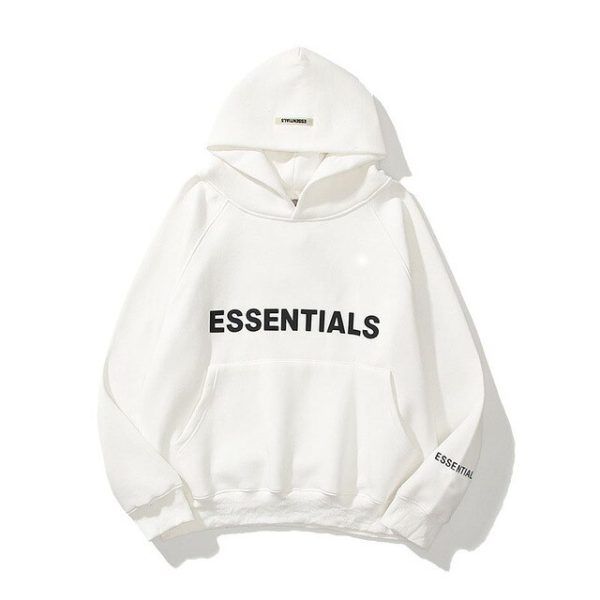 White Essentials Oversized Hoodie
