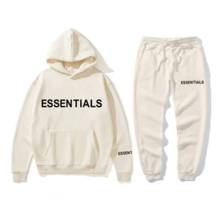Essential Spring Hoodie Cream Tracksuit