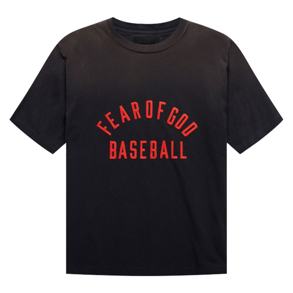 Fear of God Baseball Black T-Shirt